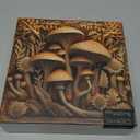Vintage Mushroom Puzzles for Adults 1000 Pieces, Impossible Nature Fungi Plant Art Puzzle, Challenging Autostereoscopy Forest Jigsaw Puzzle as Mushroom Wall Art