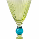 DI CORE 10.1 Oz Liquor Glass Two Tone Teal & Green, 3 Packs