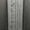 SRSZHIYUE Serenity Prayer Christian Inspirational Quote Wall Decor Art 32"12" Rustic Catholic Bible Verse Holy God Grant Me Religious Sign Farmhouse Home Living Room Religious Horizontal (Black)