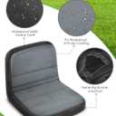 PACETAP Riding Lawn Mower Seat Cover, Durable Polyester Oxford Waterproof Seat Cover Compatible with John Deere, for Craftsman, for Cub Cadet, for Kubota(Gray,Medium)