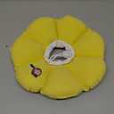 HiDREAM Cat Cone Collar,Cute Waterproof Elizabethan e Collar for Cats,Anti-Bite Lick Wound Healing Safety Cat Recovery Collar,Yellow Flower All-Season Style