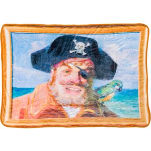 Silver Buffalo Spongebob Squarepants Featuring Captain Painty The Pirate 45" x 60" Fleece Throw, Soft and Cozy Blanket, 180 GSM
