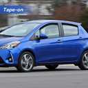 Window Visors Rain Guards for 2012-2018 Toyota Yaris Hatchback, Out-Channel Window Vent Wind Deflectors Visors Shades for 12-18 Toyota Yaris