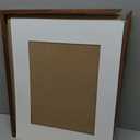 upsimples 16x20 Picture Frame, Display Pictures 11x14 with Mat or 16 x 20 Without, Wall Hanging Poster Frame, Brown, 1 Pack