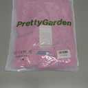 PRETTYGARDEN Long Sleeve Tops for Women Spring Fall Trendy Business Dressy Casual Shirts Crewneck Textured Blouse Clothes (Large)