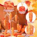 Amyhill 12 Pcs 1.9 x 4.9 Inch Thanksgiving Fake Corn Ornament Artificial Corn for Family Farmhouse Autumn Table Decor Photoshoot Kitchen Party Home, 3 Styles