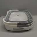 2 Pcs 42L Medium Collapsible Plastic Laundry Basket with Handles, Foldable Laundry Basket Hamper, Pop Up Storage Container Organizer for Washing Storage (Gery, 17 Inch * 13 Inch * 15 Inch)