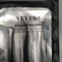 VEYES INC Lash Tweezers for Eyelash Extensions,Fiber Tip Tweezers Kit for Individual Classic and Volume Lash,3PCS Stainless Steel Lash Tweezers-Black