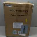 BONSEN 150-Sheet Autofeed Paper Shredder Heavy Duty, 60 Mins Micro-Cut Shredder for Office, 6 Gal Large Capacity Bin P-4 High Security Commercial Document Shredders for Home Office S3114