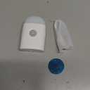 Rengmot Motion Sensor LED Night Lights Warm White with Adjustable Brightness Rechargeable Battery, with Hook and Stick-On for Cabinet, Wardrobe,Closet,Hallway, Stairs (1 Pack)