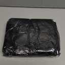 Tatuo 16 Pcs Faux Fur Pom Poms for Hat 4 Inches Large Fluffy Pom Balls for Crafts Knitting Beanies Shoes Scarves Bag Pompoms Keychain Charms Winter DIY Accessories (Black)