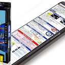 Q1-TECH, Universal Broadway 12 Inch 300mm Easy Clip on Wide Angle Panoramic Blind Spot Fit Auto Interior Rearview Mirror Flat Clear Surface, increase visibility by up to 300% (Blue - Mirror)