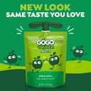 GoGo squeeZ No Sugar Added Applesauce and Fruit Puree, Apple, 3.2 oz Pouches (Pack of 20), Fruit Snacks for Kids, Gluten Free, Nut Free, Recloseable Cap, BPA Free (EXP 06/06/26)