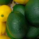 Toopify 20PCS Fake Lemons, Yellow Green Artificial Lemons, Matte Finish Fruit Decor for Kitchen Fruit Bowl Table Centerpiece & Photography