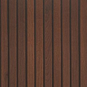 VEELIKE Dark Walnut Wood Slat Wallpaper Peel and Stick Wood Grain Panel Wallpaper for Bedroom Bathroom Accent Walls 24''x354'' Wide Self Adhesive Wooden Slat Vinyl Wall Covering for Kitchen Home Decor