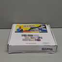 Yipscazo 20 Sheets Peel and Stick Stone Metal Tile Backsplash, Stick on Tiles for Backsplash Kitchen, Bathroom, Laundry Room, Camper, Fireplace (12'' X 12'', White Stone with Metal)