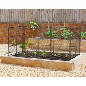 6 Panels Chicken Wire Plant Protectors, 14.26ft(L) x 24in(H) Plant Protectors from Animals, Raised Garden Bed Fencing, Garden Protection Bunny Barricades from Chicken Squirrels for Vegetables