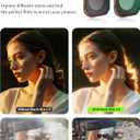 PL Polarizing Filter for Insta360 Ace Pro2, Circular Polarizer Lens Eliminates Glare & Reflections, Enhances Color Saturation for Water & Sky, HD Multi-Coated Glass