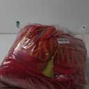 Santa Claus Costume for Men, 11pcs Deluxe Professional Christmas Velvet Santa Adult Suit Xmas Red Plus Size Outfit Set (3X-Large)