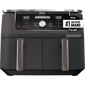 Ninja Foodi Air Fryer, 10 Qt DualZone XL, 6-in-1, Grey, DZ401