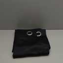 NICETOWN Halloween Pitch Black Solid Thermal Insulated Grommet Blackout Curtains/Drapes for Bedroom Window (2 Panels, 42 inches Wide by 63 inches Long, Black)