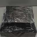 Magnetic Spice Rack Organizer for Fridge Seasoning Organizer for Kitchen storage with Screw Magnetic Shelf for Refrigerator and Oven(6pack-Black)