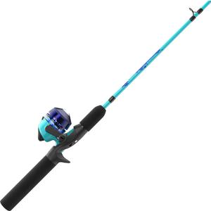 Zebco Kids Splash Jr. Spincast Reel and Fishing Rod Combo, 4-Foot 2-Piece Fishing Pole, Right-Hand Retrieve, Pre-Spooled with 6-Pound Cajun Line