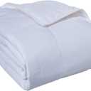 Cottonpure 100% Sustainable Cotton Filled Blanket, Full/Queen, White