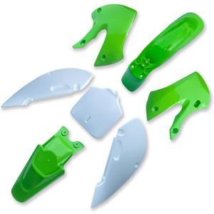 Thickened Hyssk ABS Plastics Kit Motorcycle fender fairing Body Work for Kawasaki KLX110 DRZ110 KX65 Dirt Pit Bike
