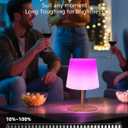 EZVALO Spa-Like Shower Lamp Waterproof Bathroom Lamp with Remote, Rechargeable Cordless Mood Light, 3 Color Temps & 80 RGB Colors for Relaxing Bathroom & Bathtub Experience (1 Pack)