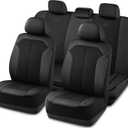 Skechers Car Seat Covers,GOGA Mat Oxford Cloth Seat Covers,Waterproof Car Seat Covers Full Sets,Automotive Universal Fit Seat Cover for Most Cars, Suvs, Trucks,Black