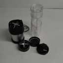 12-Piece Smoothie Blender Maker 25,000 RPM Personal Blender for Ice Crushing Smoothies & Frozen Drinks Nuts with 23oz, 32oz, 37oz Portable Cups Two 6-Leaf Stainless Steel Blades, Silver