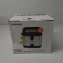 Chefman Fry Guy, The Most Compact & Convenient To Deep Fry Comfort Food, Restaurant-Style Basket With A 1.6-Quart Capacity, Easy-View Window & Adjustable Temp Control, Stainless - 1.5 Liter