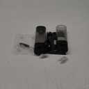 Pollock Shower Dispenser 2 Chamber No Drill Shampoo Conditioner Body Wash Dispenser for Bathroom, Large Capacity, Black