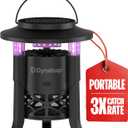 Dynatrap Portable Outdoor Bug Trap, 1/4 Acre, UV LED Light, Chemical-Free
Mosquito, Fly, Gnat, Moth, Wasp Trap, Bug Zapper Alternative, Rechargeable Flying Insect Catcher, Cordless/Solar Capability