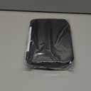 Fullicon Daily Travel Moisture Proof Pill Case with 12 Extra Large Compartment, Pill Organizer with 3 Secured Buckles, Large Supplement Box for Vitamin with Removable Dividers (Black)