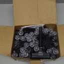 Solar String Lights Outdoor Waterproof, 2 Pack 60 LED 36.5 FT Each, Solar Powered Patio Lights with 8 Lighting Modes for Garden Yard Porch Wedding Party Decor (Warm White)