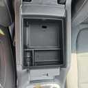 EDBETOS Acadia Center Console Organizer Compatible with 2017-2023 GMC Acadia Accessories SLE SLT AT4 Denali Armrest Box Insert Tray Secondary Storage Pallet ABS Plastic Material, Black