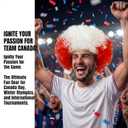 Afro Wig Kinky Curly Wigs Short Fluffy 2026 Sports Fans Funny Colorful Men Women Cosplay National Color Party Wigs