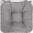 Love's cabin Memory Foam Chair Cushions Set of 2, Outdoor/Indoor Chair Pads for Dining Chairs 2 Pack, Seat Cushions for Kitchen, Dining Room, Office, Patio Chairs, 15.5"x15.5"x3.5" Grey