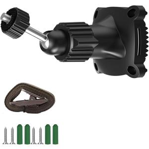 Trail Camera Mount Bracket with 1/4 inch Threaded Insert, 90°Vertical & 360°Horizontal Adjustable Game Camera Mount for Outdoor Hunting Gear Accessory