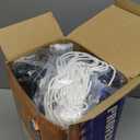 SKEERY Professional Volleyball Net,Official Size 323.3FT,Equipped with Double Steel Cables with 3.3FT Double Side Bars,Portable Volleyball Net for Backyard,School,Courts(PRO) (Blue)