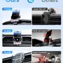 Car Phone Holder for Benz GLC 2016-2019 Accessories/C-Class 2015-2023 Accessories,Ultra-Stable Clip with Anti-Shake,360 Rotation Smart Phone Mount