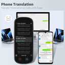 FancyDove AI Translator Device, Real-Time Two-Way Instant Voice Translator, 149 Languages Translator, Voice & Photo Translation for Travel, Business & Study, Traductor de Voz