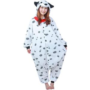 WOTOGOLD Animal Cosplay Costume Dog Unisex Adult Pajamas (Small, White)