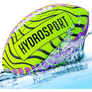 HydroSport Water Football for Pool, Beach, Lake - Waterproof Pool Toys for Kids Ages 8-12 - Teen Boys Gift - Swimming Balls Sports - Family, Teens Boys & Adults Fun - Outdoor Accessories