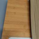 wishacc Portable Lap Desk Tray, Natural Wood, Large 21.1 x 12.9 Inch, for Home Office