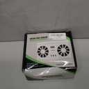 Car Solar Powered Exhaust Fan, Air Flow Window Fans, Solar Powered Exhaust Fan 2W (White)