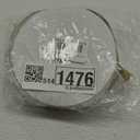 White and Gold Ribbon Wired 2.5 Inch X 10 Yards White Faux Fur Wired Ribbon for Christmas Tree,Topper Bows, Garlands and Wreaths, Gift Wrapping, DIY Crafts, Home Decor (Birch Bark,White)