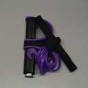 Kammoy 6-Tubes Tension Rope, Multifunction Elastic Yoga Pedal Puller Resistance Band, Natural Latex Tension Rope Fitness Equipment, for Abdomen, Waist, Arm, Leg Stretching Slimming Training (Purple)